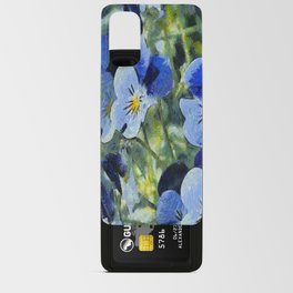 View of flowers from the garden Android Card Case