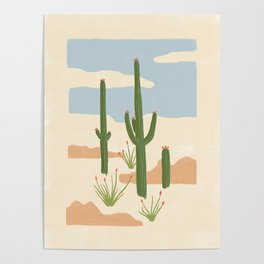 Desert Still Life Poster