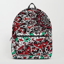 Red Eye Flower Backpack