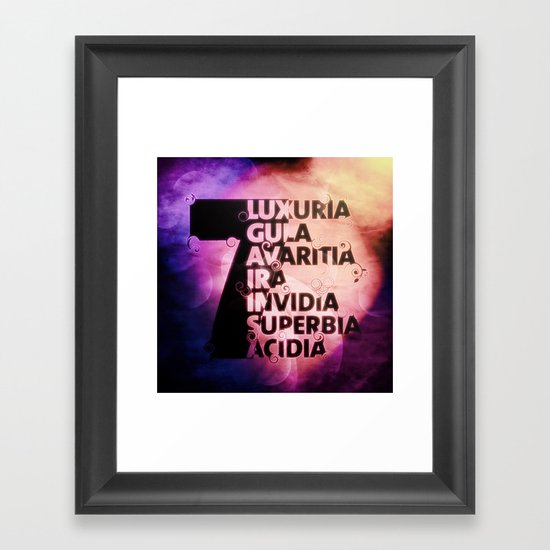 7ins Framed Art Print