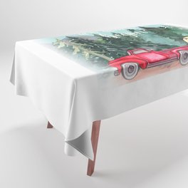 Let The Adventure Begin Forest Camping Tablecloth