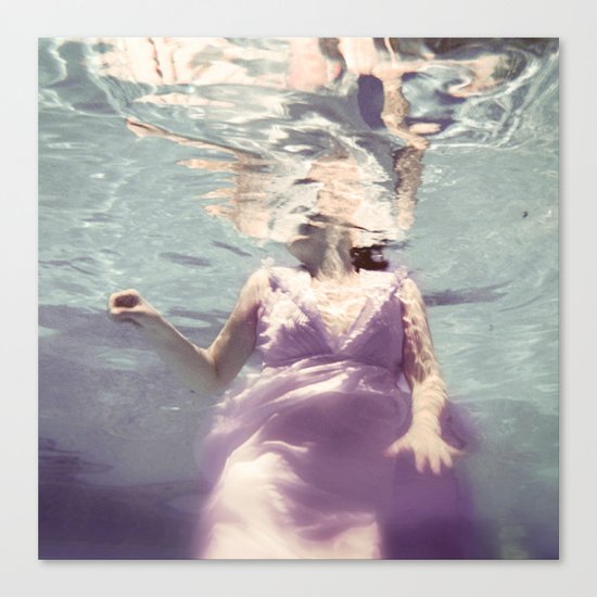 Dive in Violet Canvas Print
