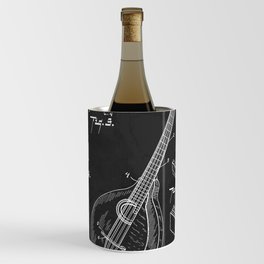Antique Mandolin Musical Instrument Patent Wine Chiller