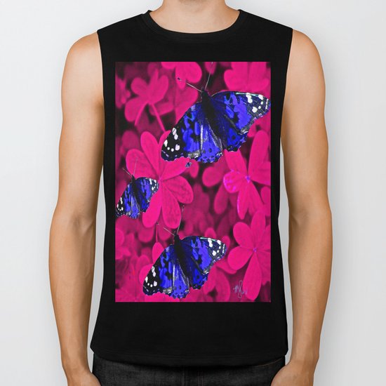 Butterfly Biker Tank