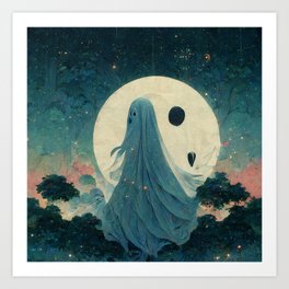 full moon Art Print