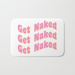Get Naked - Pink and Yellow Bath Mat
