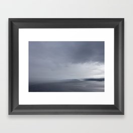 Rain in Abisko, Sweden Framed Art Print