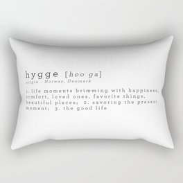 THE MEANING OF HYGGE Rectangular Pillow