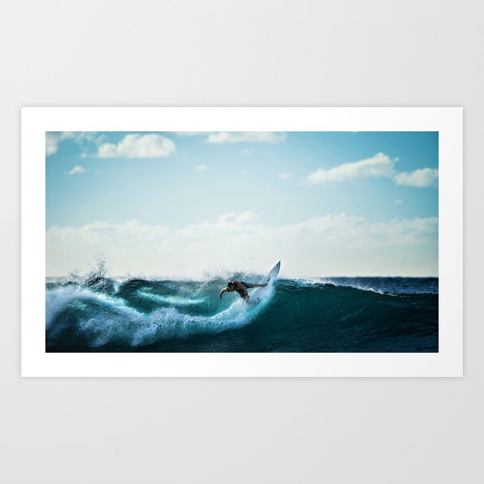 Wave Series Photograph No. 4 - Big Swells at Mavericks Beach Art Print