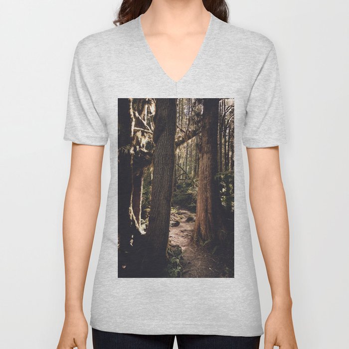 Forest Wonderland V Neck T Shirt