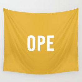 OPE Mustard Wall Tapestry