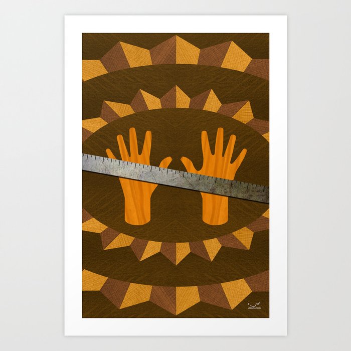 The Intelligence Rule - (ASL Marquetry Series) Art Print