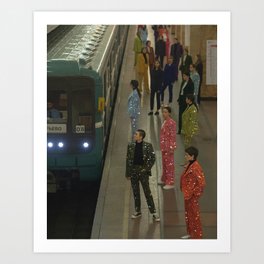 Magic people vol.2 Art Print | Glitters, Glow, Classic, Train, Glitter, Magic, Style, Crystals, Collage, Subway 