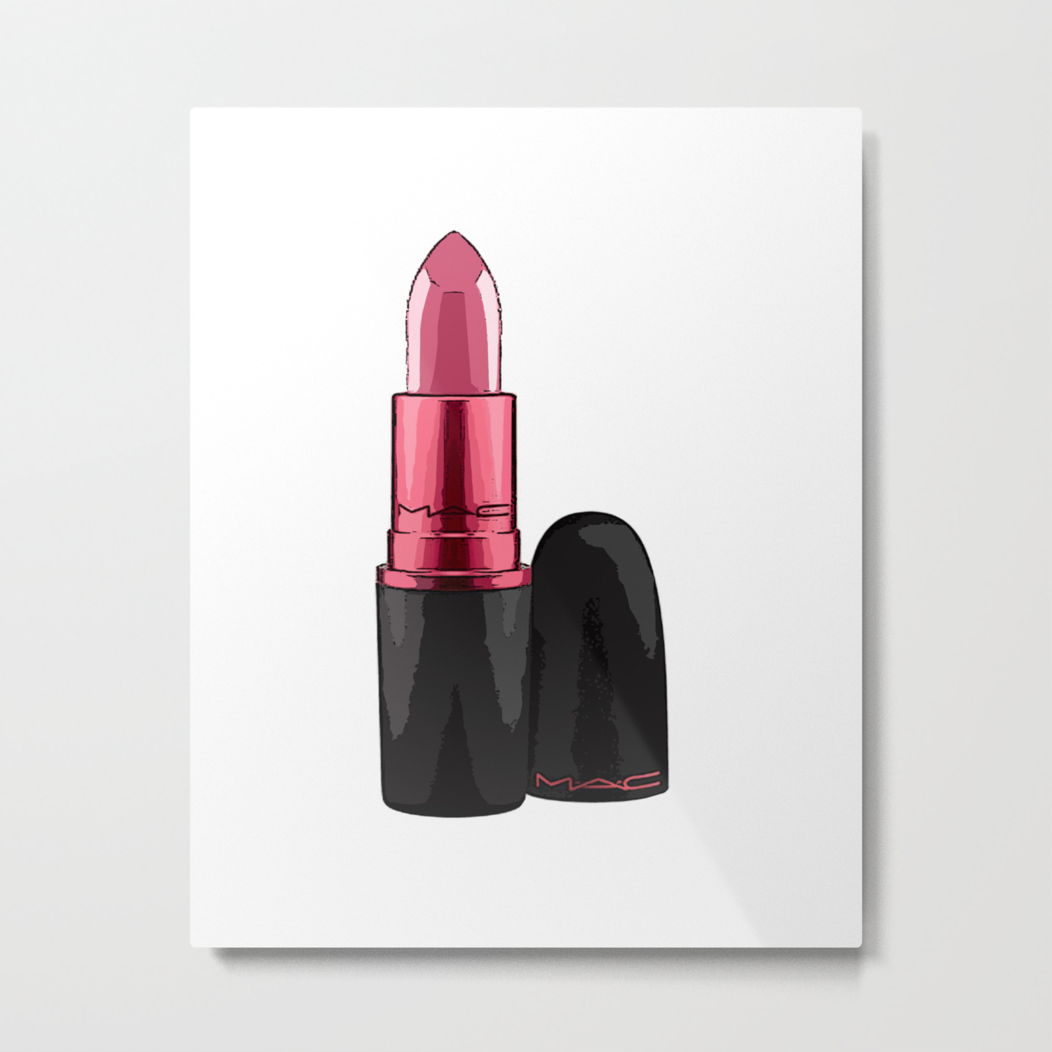 Lips Print Typography Art Wake Up Good Morning Girl Room Decor