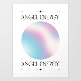 Angel Energy Aura I. Art Print