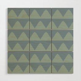Geometric Pyramid Pattern VII Wood Wall Art