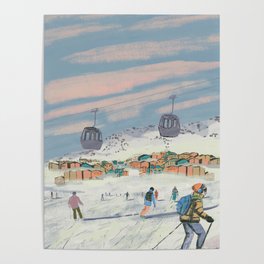 Winter Ski Trip.  Poster