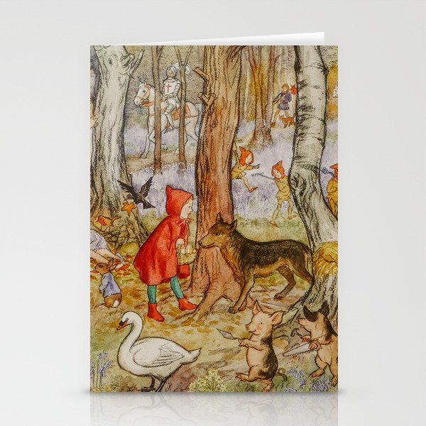 Fairyfolk of Bluebell Glenn Stationery Cards