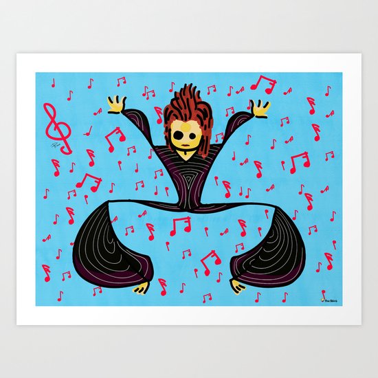 David tribute Art Print