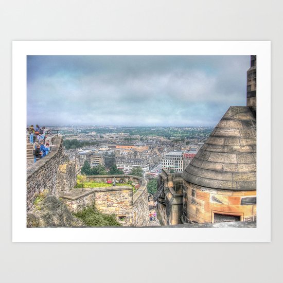 Edinburgh Castle Art Print