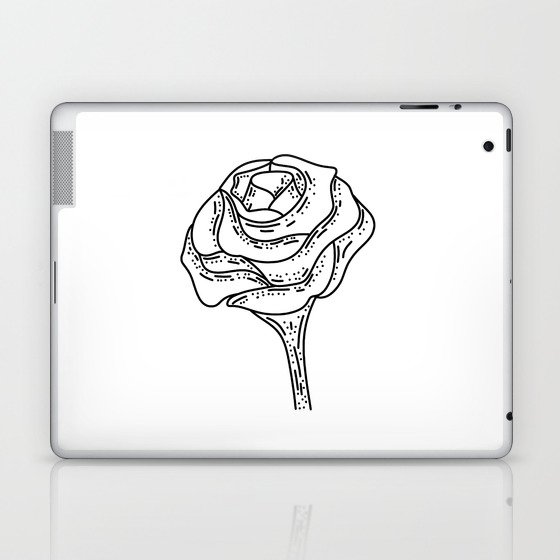 Beautiful rose flower Laptop & iPad Skin