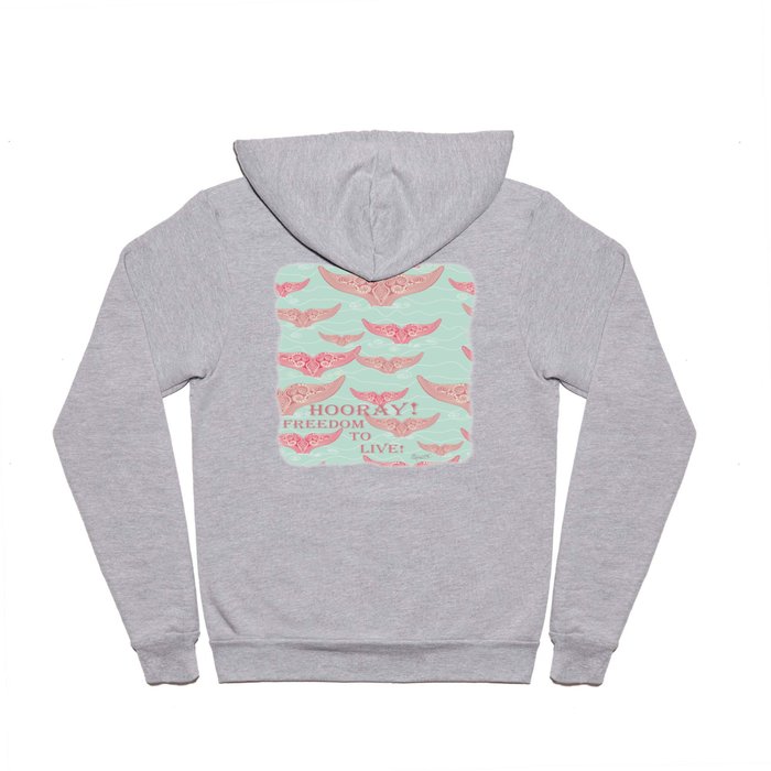 FINALLY! Whales are free from persecution! Hoody