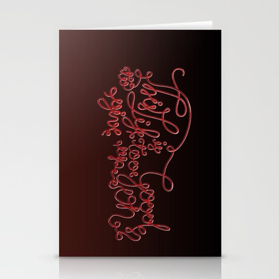 This Life - Red Version Stationery Cards