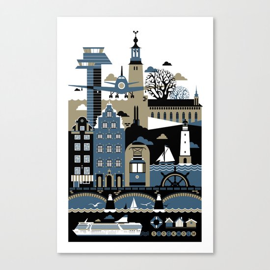 Stockholm Canvas Print