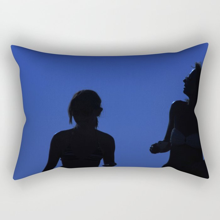 Two Girls In the Sun Rectangular Pillow