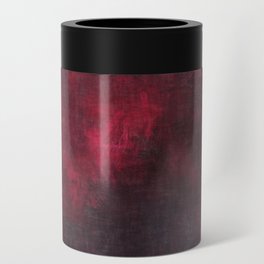 Dark burgundy red Can Cooler