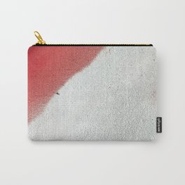 Red and white digital abstract painting art for home decoration Carry-All Pouch