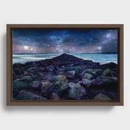 Rocky Road to Eternity Framed Canvas