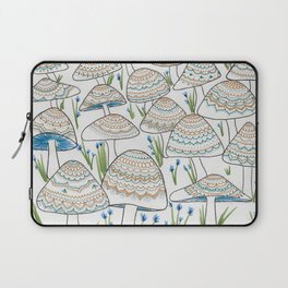 Blue Shrooms Laptop Sleeve