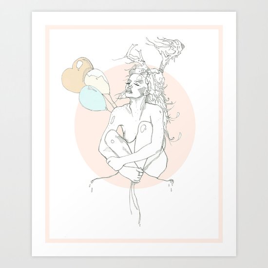 milk toast Art Print