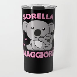 I Will Be Big Sister 2022 For Siblings Travel Mug