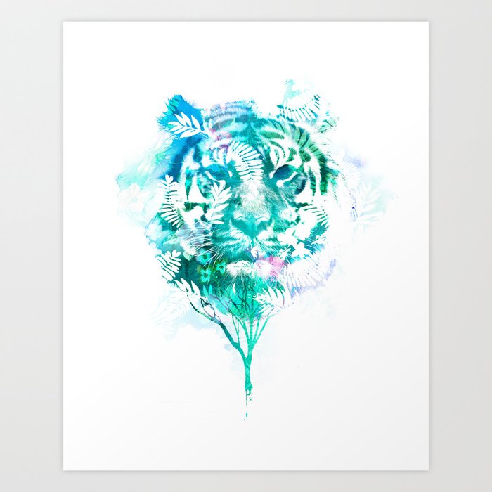 Discover the motif TIGER TREE by Robert Farkas as a print at TOPPOSTER