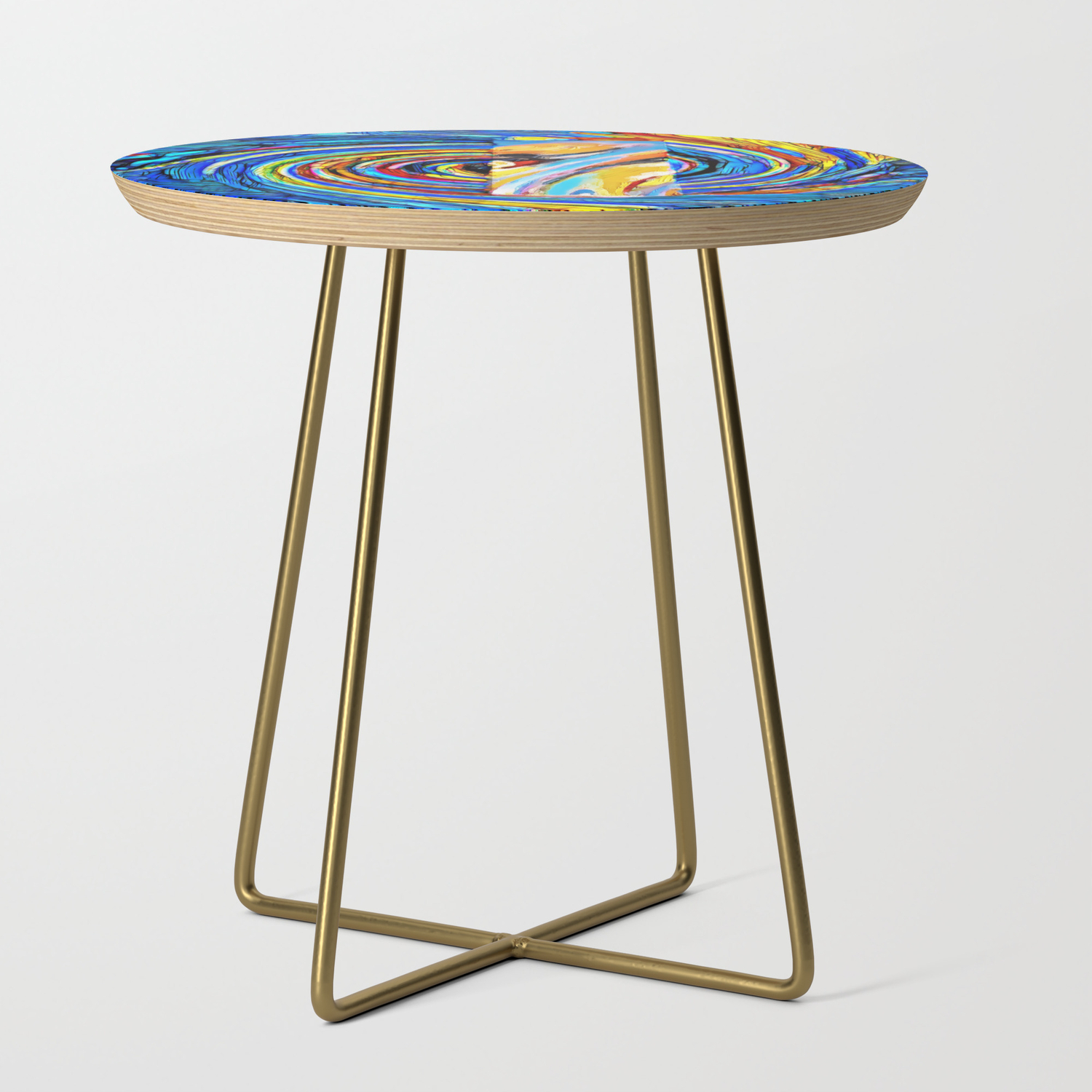 Under The Spell Of The Storm Side Table By Karlheinzluepke