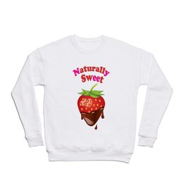 Strawberry with chocolate Crewneck Sweatshirt