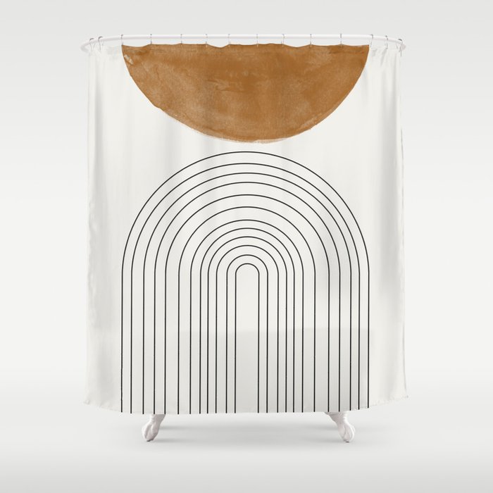 Minimalist Space Shower Curtain