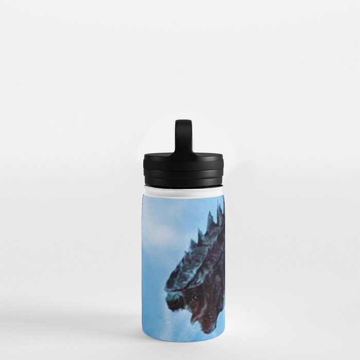 Godzilla Water Bottle by Jeff Illustrator