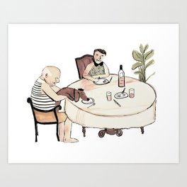 Lump and Picasso Art Print
