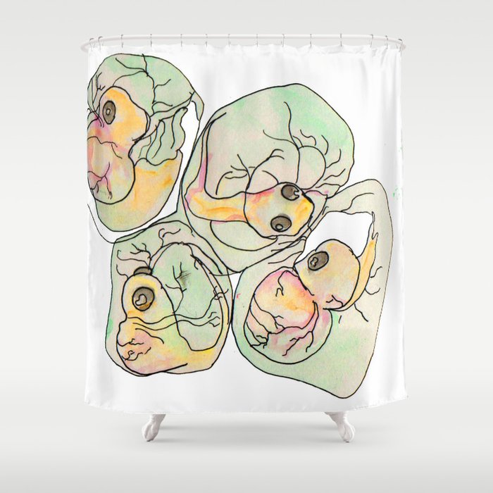 Frog eggs Shower Curtain