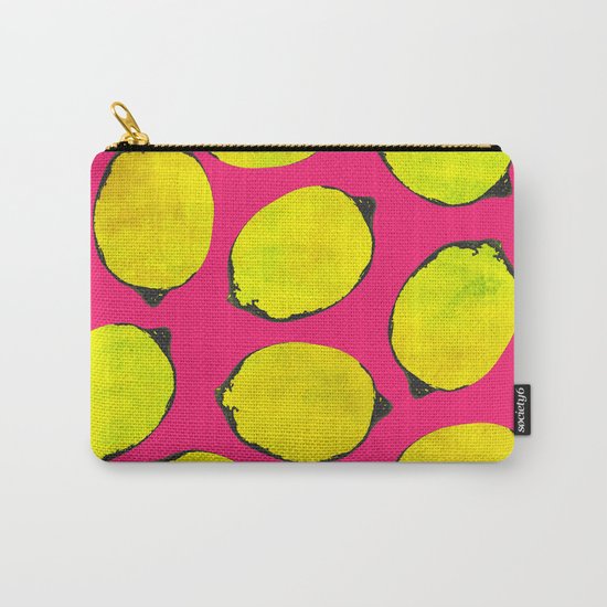 Lemon pattern Carry-All Pouch