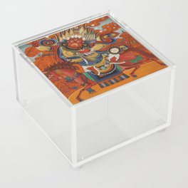 Begtse 'the Great Coat of Mail' Buddhist Thangka Acrylic Box
