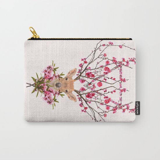Spring Deer Carry-All Pouch