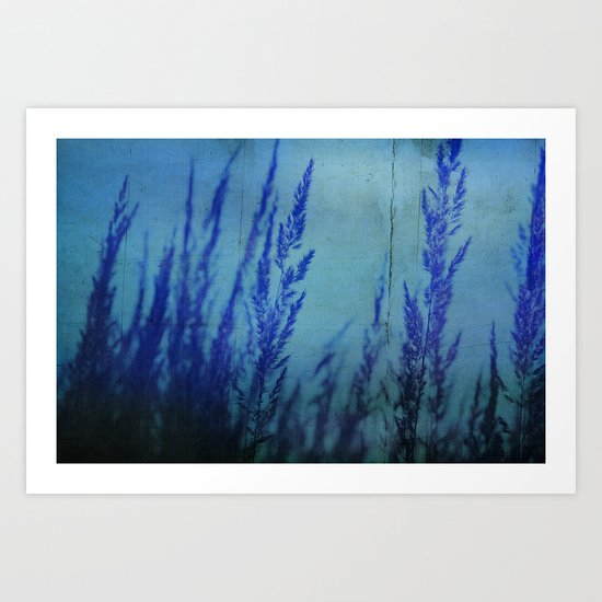 blue Art Print