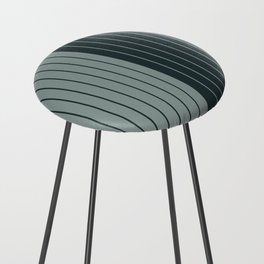 Two Tone Line Curvature XLIV Counter Stool