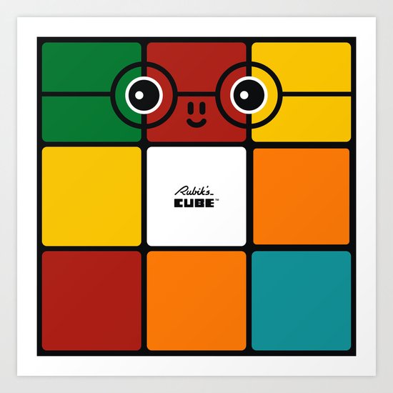 Rubik Art Print