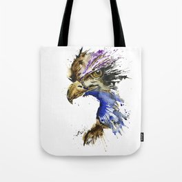 Golden Eagle - Colorful Watercolor Painting Tote Bag