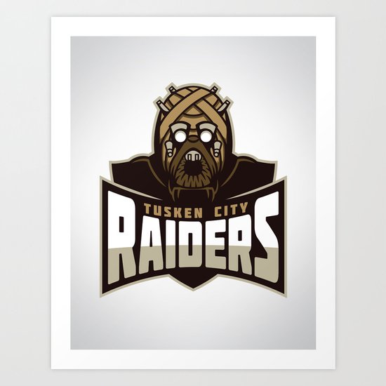 Tusken City Raiders Art Print